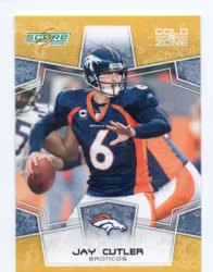 2008 Score Gold Zone #88 Jay Cutler (20-X296-NFLBRONCOS)