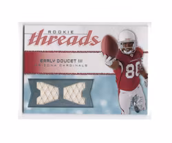 2008 SP Rookie Threads Rookie Threads 75 #RTED Early Doucet (40-X211-NFLCARDINALS)