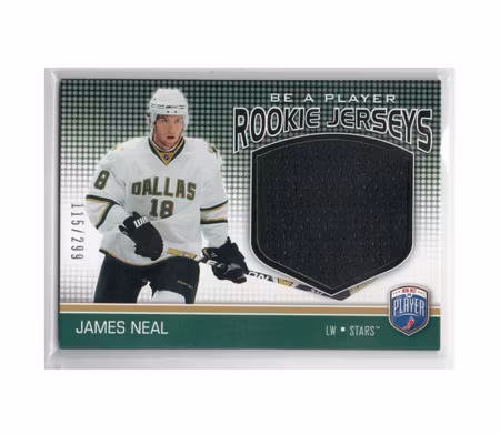 2008-09 Be A Player Rookie Jerseys #RJJN James Neal (40-X34-NHLSTARS)