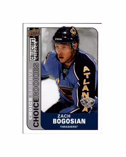 2008-09 Collector's Choice Reserve Silver #204 Zach Bogosian (20-X214-THRASHERS)