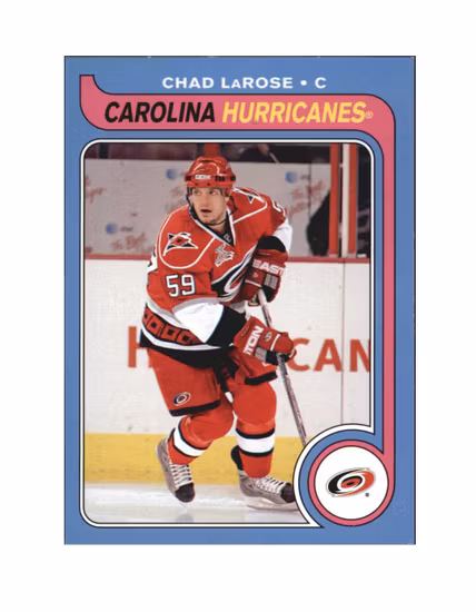 2008-09 O-Pee-Chee 1979-80 Retro #52 Chad LaRose (10-X173-HURRICANES)