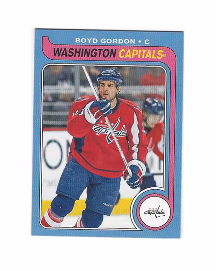 2008-09 O-Pee-Chee 1979-80 Retro #60 Boyd Gordon (12-X3-CAPITALS)