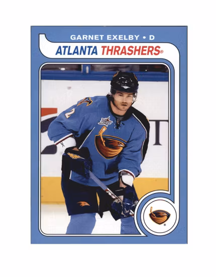 2008-09 O-Pee-Chee 1979-80 Retro #130 Garnet Exelby (10-X173-THRASHERS)