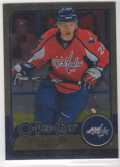 2008-09 O-Pee-Chee Gold #108 Alexander Semin (10-X39-CAPITALS)