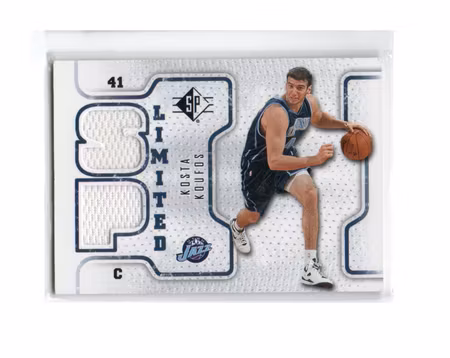 2008-09 SP Authentic Limited Memorabilia #SPLKK Kosta Koufos (30-X244-NBAJAZZ)