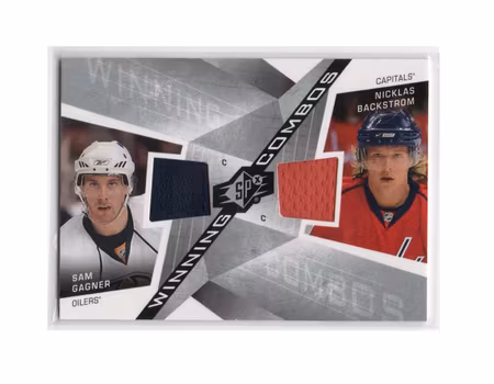 2008-09 SPx Winning Combos #WCGB Sam Gagner Nicklas Backstrom (50-151x5-OILERS+CAPITALS)