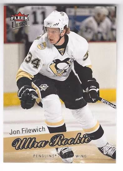 2008-09 Ultra #205 Jon Filewich RC (15-X108-PENGUINS)