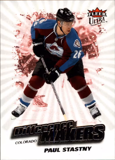 2008-09 Ultra Difference Makers #DM4 Paul Stastny (10-X61-AVALANCHE)