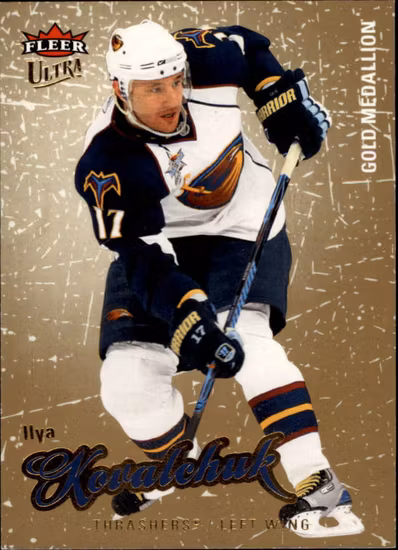2008-09 Ultra Gold Medallion #1 Ilya Kovalchuk (10-X17-THRASHERS)