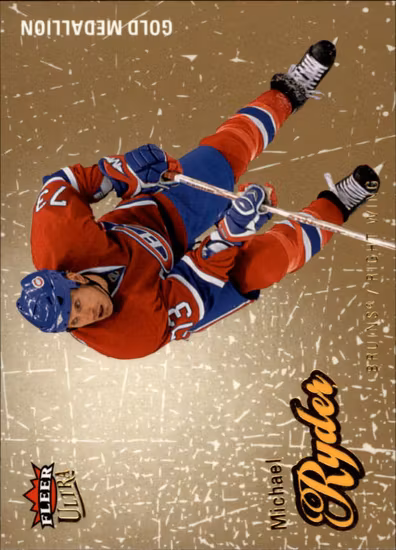 2008-09 Ultra Gold Medallion #14 Michael Ryder (10-X17-BRUINS)