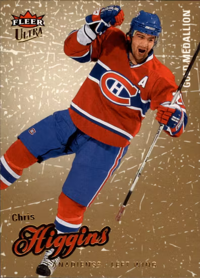 2008-09 Ultra Gold Medallion #37 Chris Higgins (10-X60-CANADIENS)