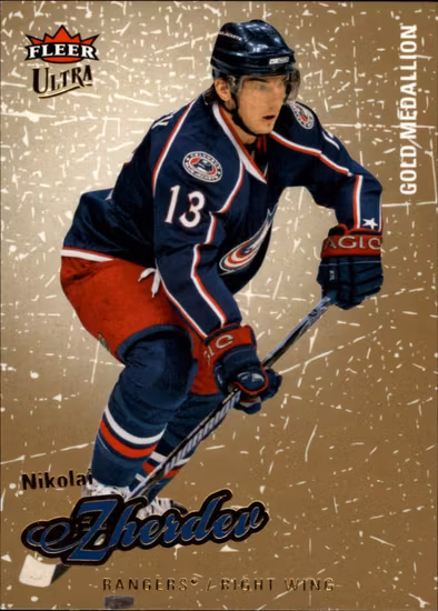 2008-09 Ultra Gold Medallion #59 Nikolai Zherdev (10-X60-RANGERS)