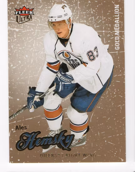 2008-09 Ultra Gold Medallion #152 Ales Hemsky (10-X43-OILERS)