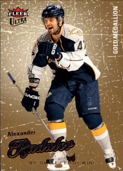 2008-09 Ultra Gold Medallion #170 Alexander Radulov (10-X63-PREDATORS)