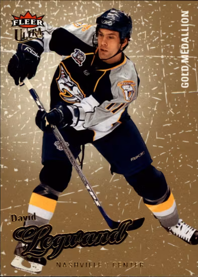 2008-09 Ultra Gold Medallion #175 David Legwand (10-X64-PREDATORS)