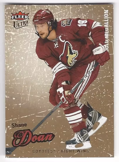 2008-09 Ultra Gold Medallion #177 Shane Doan (10-X108-COYOTES)