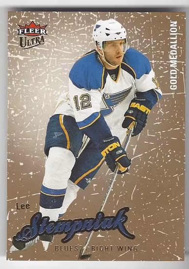 2008-09 Ultra Gold Medallion #192 Lee Stempniak (10-X115-BLUES)