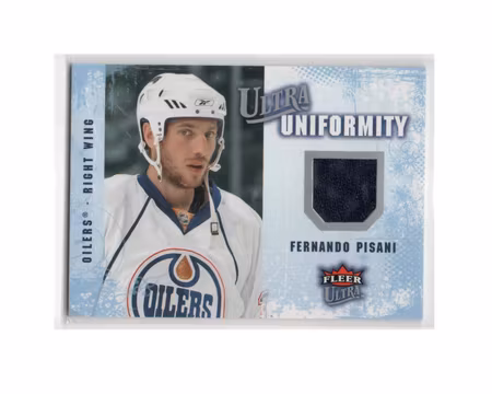 2008-09 Ultra Uniformity #UAFP Fernando Pisani (25-X234-GAMEUSED-OILERS)