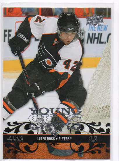 2008-09 Upper Deck #233 Jared Ross YG RC (30-X292-FLYERS)