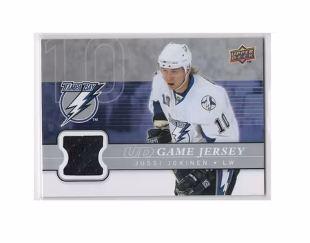 2008-09 Upper Deck Game Jerseys #GJJO Jussi Jokinen (25-X233-GAMEUSED-LIGHTNING)