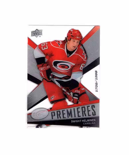 2008-09 Upper Deck Ice #105 Dwight Helminen RC (25-X47-HURRICANES)