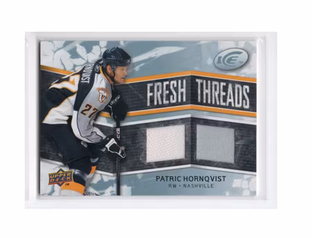 2008-09 Upper Deck Ice Fresh Threads #FTPH Patric Hornqvist (40-X260-PREDATORS)