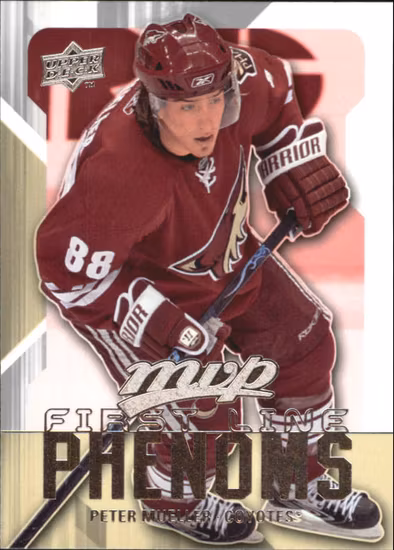 2008-09 Upper Deck MVP First Line Phenoms #FL10 Peter Mueller (10-X67-COYOTES)