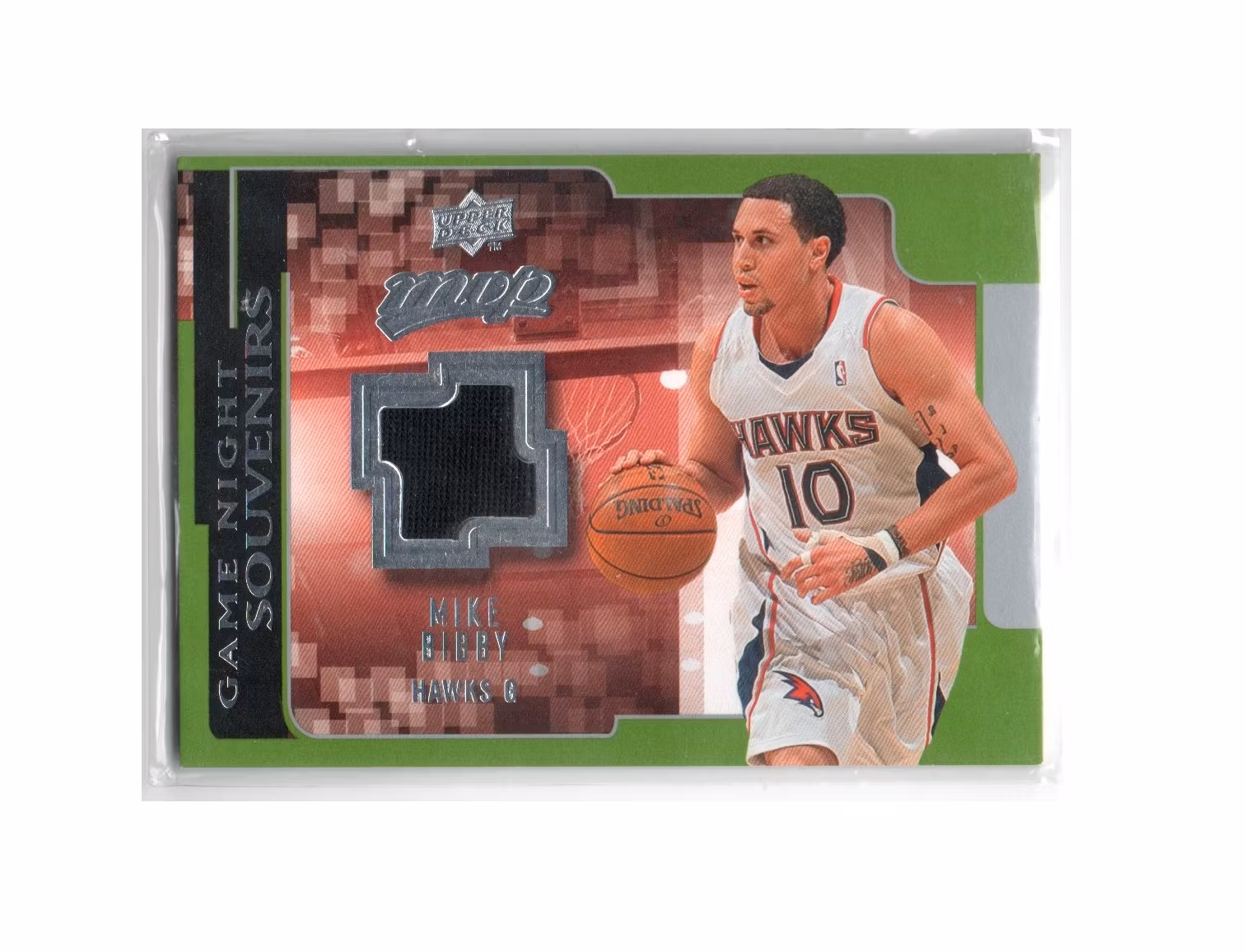 2008-09 Upper Deck MVP Game Night Souvenirs #GNMB Mike Bibby (40-X260-NBAHAWKS)