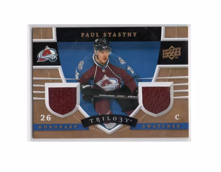 2008-09 Upper Deck Trilogy Honorary Swatches #HSPS Paul Stastny (30-X234-GAMEUSED-AVALANCHE)