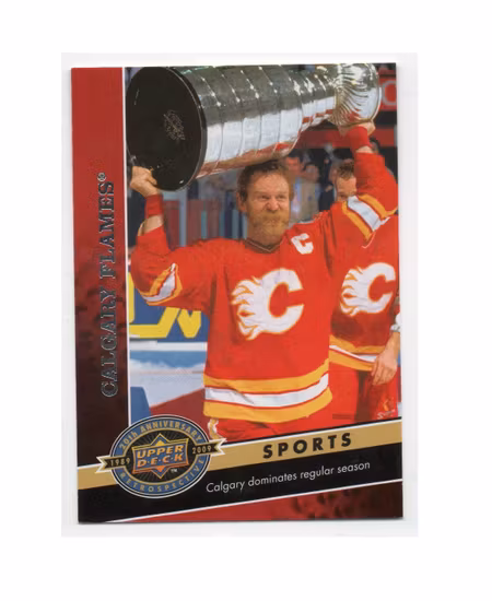 2009 Upper Deck 20th Anniversary #124 Calgary Flames (10-X162-FLAMES)