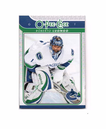 2009-10 O-Pee-Chee Blaster Box Bottoms #NNO Roberto Luongo (10-X261-CANUCKS)