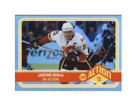 2009-10 O-Pee-Chee In Action #ACT4 Jarome Iginla (10-X110-FLAMES)