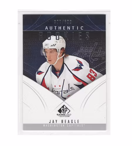 2009-10 SP Game Used #153 Jay Beagle RC (40-X139-CAPITALS)