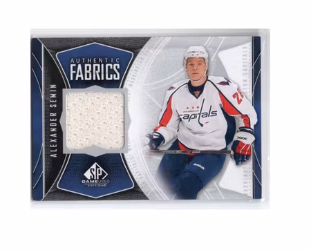 2009-10 SP Game Used Authentic Fabrics #AFAS Alexander Semin (30-X257-CAPITALS)