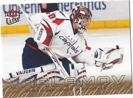 2009-10 Ultra Gold Medallion #151 Simeon Varlamov (10-X43-CAPITALS)