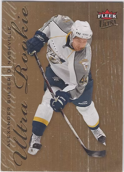 2009-10 Ultra Gold Medallion #201 Alexander Sulzer (15-166x9-PREDATORS)