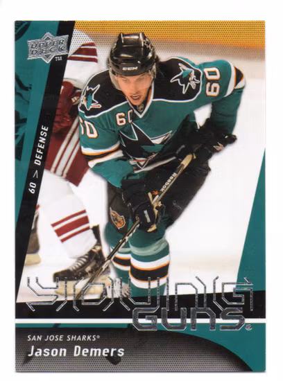 2009-10 Upper Deck #215 Jason Demers YG RC (40-X291-SHARKS)