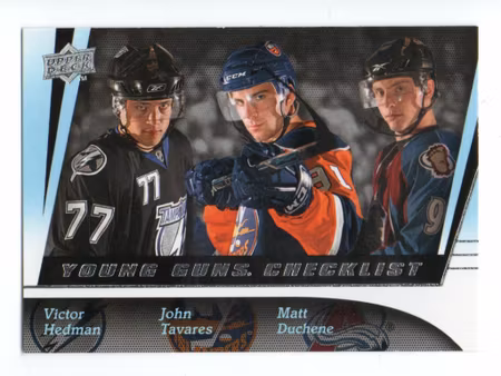 2009-10 Upper Deck #250 Matt Duchene Victor Hedman John Tavares CL (50-X291-LIGHTNING+ISLANDERS+AVALANCHE)