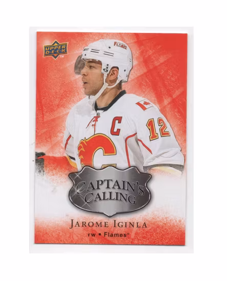 2009-10 Upper Deck Captain's Calling #CC3 Jarome Iginla (10-X162-FLAMES)