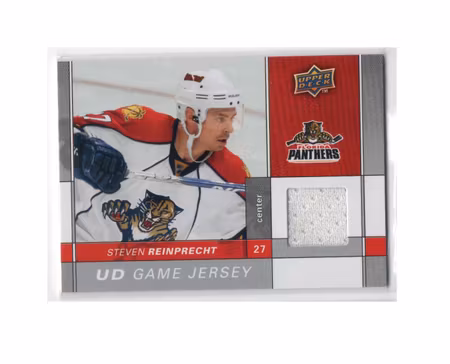 2009-10 Upper Deck Game Jerseys #GJ2SR Steven Reinprecht (20-X227-GAMEUSED-NHLPANTHERS)