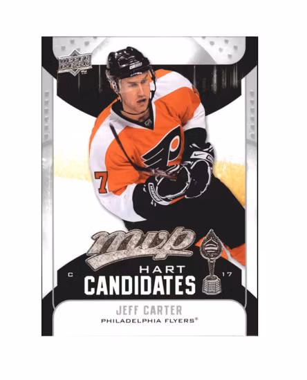 2009-10 Upper Deck MVP Hart Candidates #HC5 Jeff Carter (10-X188-FLYERS)