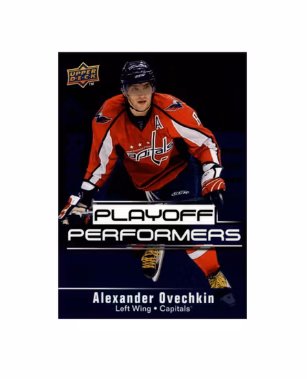 2009-10 Upper Deck Playoff Performers #PP1 Alexander Ovechkin (25-X66-CAPITALS)