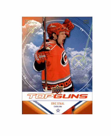 2009-10 Upper Deck Top Guns #TG4 Eric Staal (10-X81-HURRICANES)