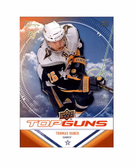 2009-10 Upper Deck Top Guns #TG6 Thomas Vanek (10-X188-SABRES)