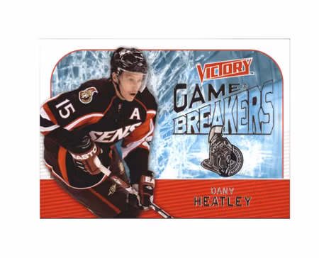 2009-10 Upper Deck Victory Game Breakers #GB27 Dany Heatley (10-X189-SENATORS)