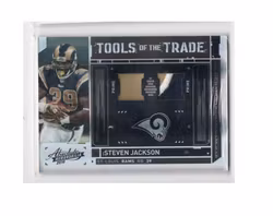 2010 Absolute Memorabilia Tools of the Trade Double Material Black Spectrum #44 Steven Jackson (150-X254-NFLRAMS)