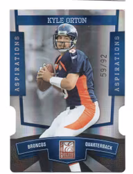 2010 Donruss Elite Aspirations #31 Kyle Orton (30-X300-NFLBRONCOS)