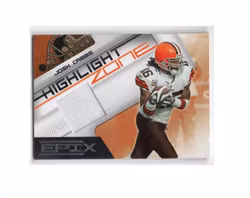 2010 Epix Highlight Zone Materials #4 Josh Cribbs (30-X261-NFLBROWNS)
