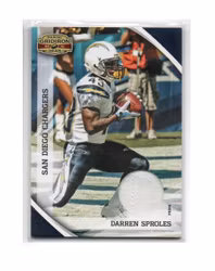 2010 Panini Gridiron Gear Jerseys Prime #123 Darren Sproles (30-X246-NFLCHARGERS)