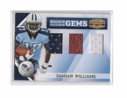 2010 Panini Gridiron Gear Rookie Gridiron Gems Jerseys Trios #271 Damian Williams (30-X14-NFLTITANS)